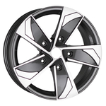8.0X18" PCD 5X114 AGT Wheels 18096  ET40 72.6 mm MATT BLACK DIAMOND