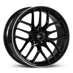 8.0X18" PCD 5X114 AGT Wheels ET35 18121 73.10 mm Black Lip Diamond