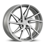 8.0X18" PCD 5x115 AGT Wheels 18259 ET38 70.20 mm Silver Diamond