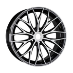 8.0X18" PCD 5X120 AGT Wheels 18101  ET42 72.60 mm Black Diamond