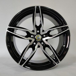 8.0X18" PCD 5X120 AGT Wheels 18105  ET40 72.60 mm Gloss Black