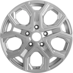 8.0X18" PCD 5X130 Arceo Wheels ARC-LT2-14 ET50 Silver Diamond 78.1 mm