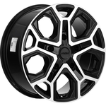 8.0X18" PCD 5X130 Arceo Wheels ARC-LT2-24 ET50 BLACK DIAMOND 89.1 mm
