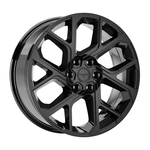 8.0X18" PCD 6X120 Velare 18245 ET45 Santorini Black 74.58 mm