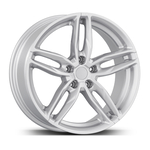8.0X18" PCD5X112 AGT Wheels 807 ET72.6 White Silver 72.6 mm