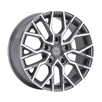 8.0X20" PCD 5X120 AGT Wheels 20118  ET45 65.10 mm Corris Grey Diamond
