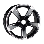 8.5X18" PCD 5X112 AGT Wheels 880  ET42 72.6 mm Matt Gun Metal Diamond