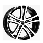 8.5X19" PCD 5X112 EMR Wheels JA EMR-DY549-03 ET33 Black Diamond 57.1 mm