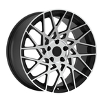 8.5X19" PCD 5x112 Velare 19057-1 ET42 73.10 mm Santoroni Black Diamond