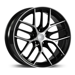 8.5X19" PCD5X112 AGT Wheels 19121-1 ET35 Matt Black Diamond 73.1 mm