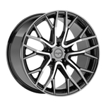 8.5X20" PCD 5x108 Velare 20099 ET38 73.10 mm Santoroni Black Diamond