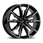 8.5X20" PCD5X108 AGT Wheels 154 ET45 Black Diamond 72.6 mm