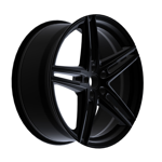 8.5X20" PCD5X112 AGT Wheels 20153-1 ET66.6 Matt Black 66.6 mm