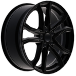 8.5X20" PCD5X112 AGT Wheels 20173-1 ET66.6 Gloss Black 66.6 mm