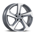 9.0X20" PCD5X112 AGT Wheels 20120 ET66.6 Matt Gun Metal Diamond 66.6 mm