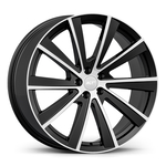 9.0X21" PCD 5X108 AGT Wheels 21251 Merlin ET40 63.40 mm Black Diamond