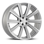 9.0X21" PCD 5X108 AGT Wheels 21251 Merlin ET40 63.40 mm Silver Diamond