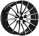 9.5X19" PCD 5X112 Arceo Wheels ARC-S1012-16 ET37 Black Diamond Lisbon 73.1 mm