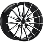 9.5X19" PCD 5X114.3 Arceo Wheels ARC-S1012-30 ET42 Black Diamond Lisbon 73.1 mm