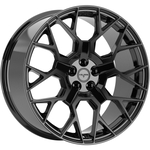 9.5X22" PCD 5X108 AGT Wheels 183  ET42 67.10 mm Santorini Black