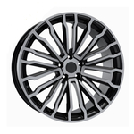 9.5X22" PCD 5X108 AGT Wheels 22085  ET33 63.4 mm Santorini Black Diamond