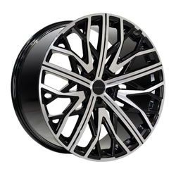 10.5X23" PCD 5x112 AGT Wheels 135 ET35 66.60 mm Black Diamond