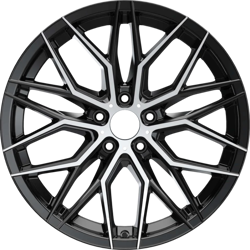 10.0X20" Arceo Wheels ARC 20141 Valencia Black Diamond PCD 5x120 ET40