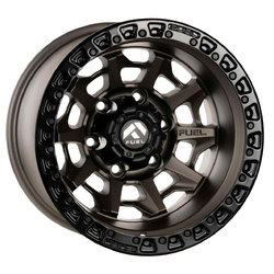 10X15" PCD 5X139.7 Arceo Wheels  1261 ET44 110 mm MATT BRONZE BLACK LIP