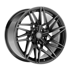 10X20" PCD 5X120 AGT Wheels 20076-4 ET38 72.6 mm Santoroni Black
