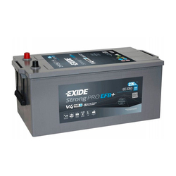 12V 140Ah Exide Strong Pro EFB + Fully Closed R+ Side