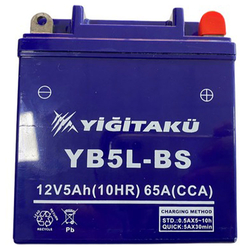 12V 5Ah Yiğit akü YB5L-BS (MF)