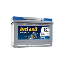 12V 60Ah İnci Formula A Taurus Standart Akü