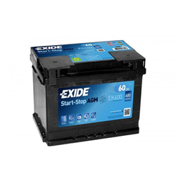 12V 60Ah Exide AGM Start-Stop Standard R+
