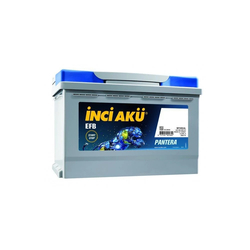 12V 65Ah İnci Efb Pantera Standart Akü
