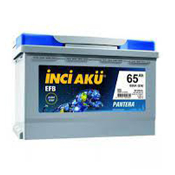 12V 65Ah İnci Akü Start-Stop EFB Pantera (Alçak)