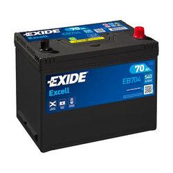 12V 70Ah Exide Excell High Japanese L+