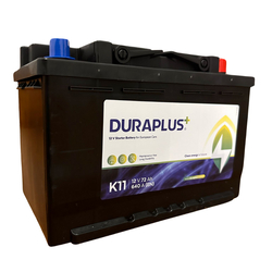 12V 72Ah Duraplus Tam Kapalı R+ Tırnaklı L3 Akü