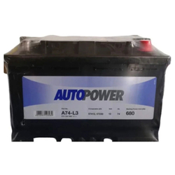 12V 74Ah AutoPower Akü A74 Standart Kutup R+ L3