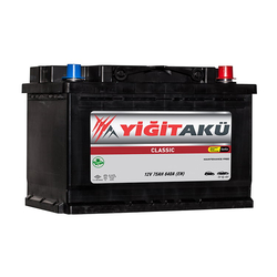 12V 75Ah Yiğit akü L3 Standart Kutup R+