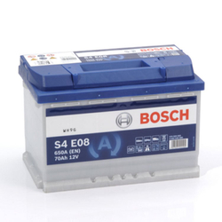 12V 80 Ah Bosch Akü S4 Alçak R+ VW-Ford-Opel