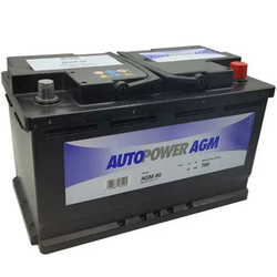 12V 80Ah AutoPower Akü AGM Start-Stop