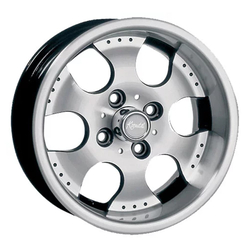 5.5X13" PCD 4x98 RC RC-243 BLACK DIAMOND ET7 60.1 mm