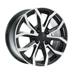 6.0X14" PCD 4X100 FD Wheels 434 ET35  67.1 mm BLACK DIAMOND