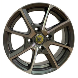 6.0X14" PCD 4X100 FD Wheels 440 TITANIUM ET35 67.1 mm