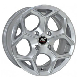 6.0X14" PCD 4x100 Truva Wheels 340 Silver Finish ET25 67.1 mm