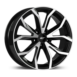 6.0X14" PCD 5X100 FD Wheels 434 BLACK DIAMOND ET35 57.1 mm