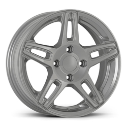 6.0X15" PCD 4X100 AGT Wheels 15281 ET35 67.10 mm Full Silver