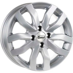 6.0X15" PCD 5X100 CMS 985 ET38 57.10 mm Racing Silver