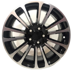6.0X15" PCD 5X98 Kormetal DY955 BLACK DIAMOND ET35 58.1 mm