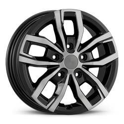 6.0X16" PCD 5X130 AGT Wheels 16275 ET68 78.10 mm Gloss Black Diamond